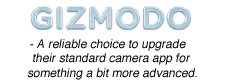 Gizmodo- The Best Camera Apps, BRONZE MEDAL: Camera Plus Pro